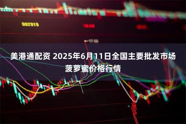 美港通配资 2025年6月11日全国主要批发市场菠萝蜜价格行情